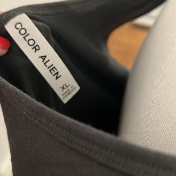 LIKE NEW DARK GREY BODYCON DRESS - SIZE XL - Picture 3 of 6